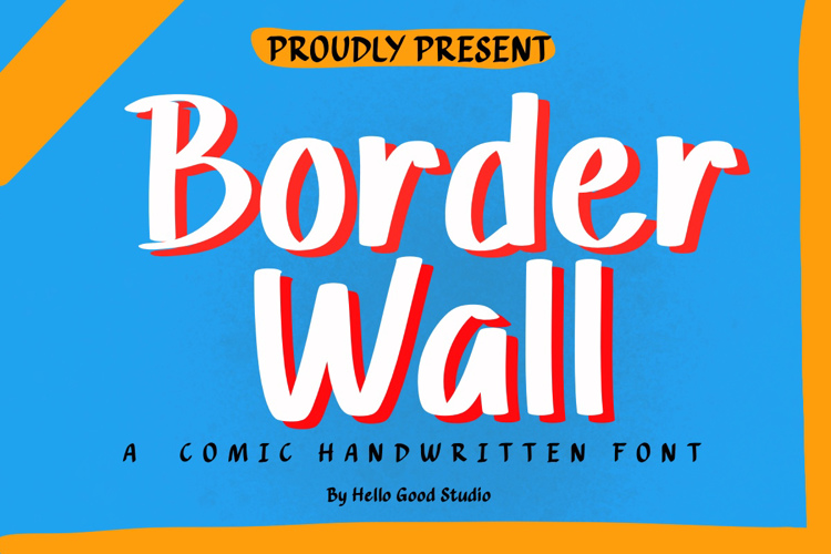 Border Wall Font