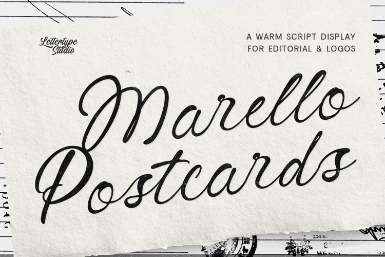 Preview of Marello Postcards Font