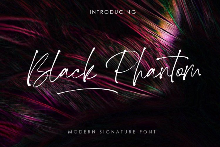 Black Phantom Font