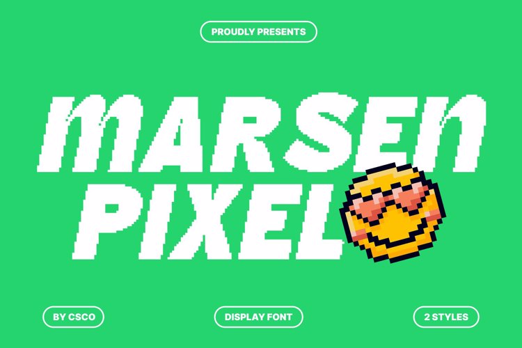 Preview of Marsen Pixel Font