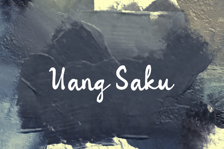 Preview of u Uang Saku Font