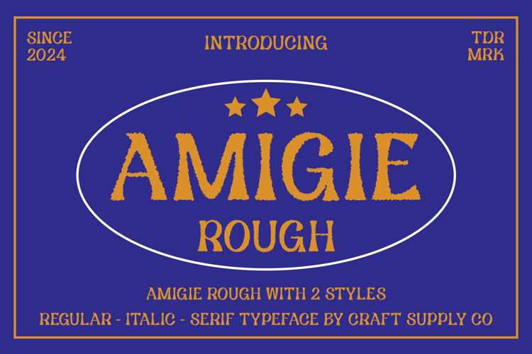 Amigie Rough Font