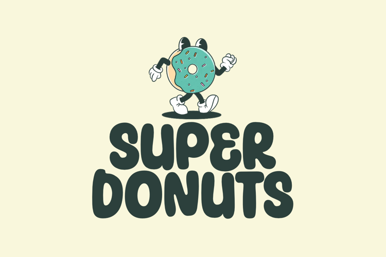 Super Donuts Font