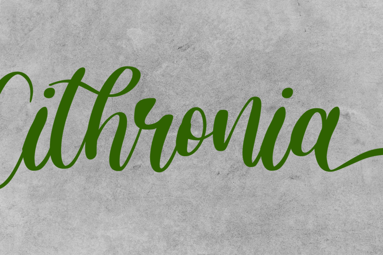 Cithronia Font