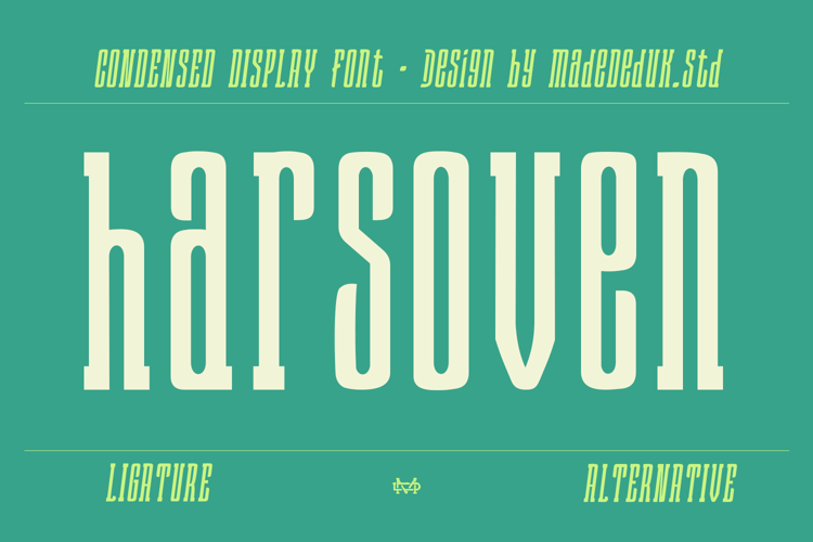 Preview of Harsoven Font