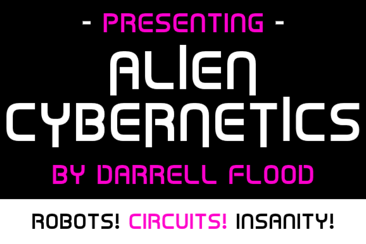 ALIEN CYBERNETICS Font