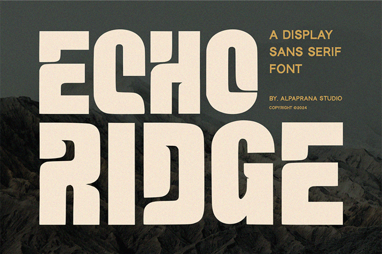 Echo Ridge Font