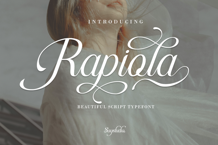 Preview of Rapiola DEMO Font