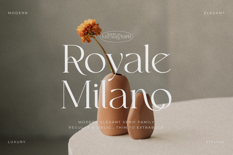 Preview of Royale Milano Font