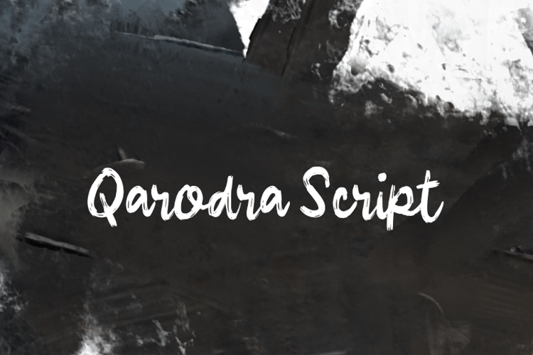 Qarodra Script Font