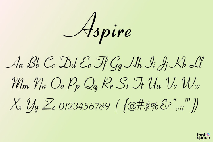 Aspire Font