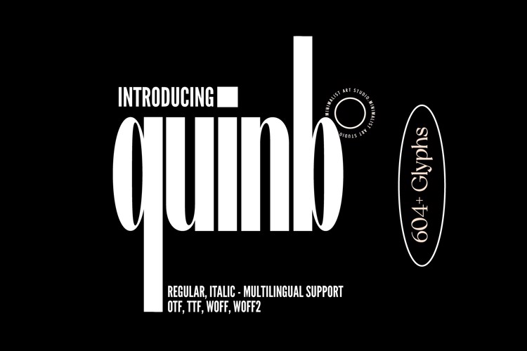 Preview of Quinb Font