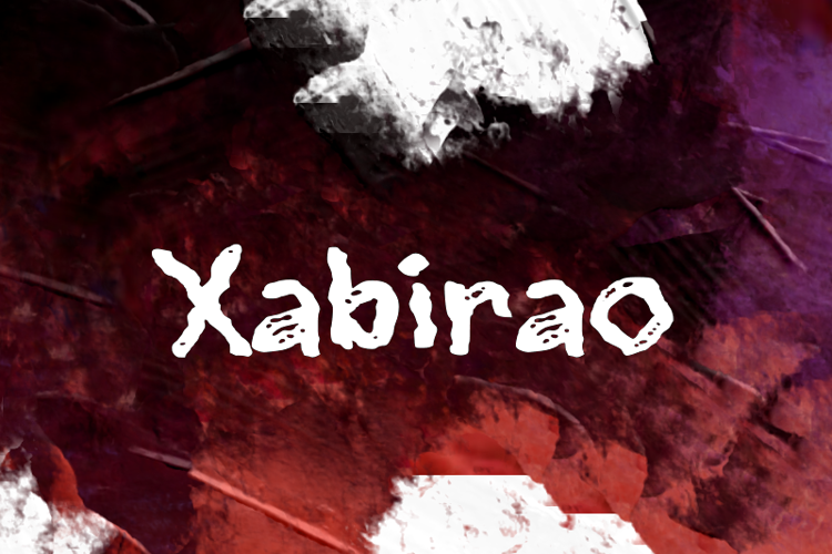 Preview of x  Xabirao Font