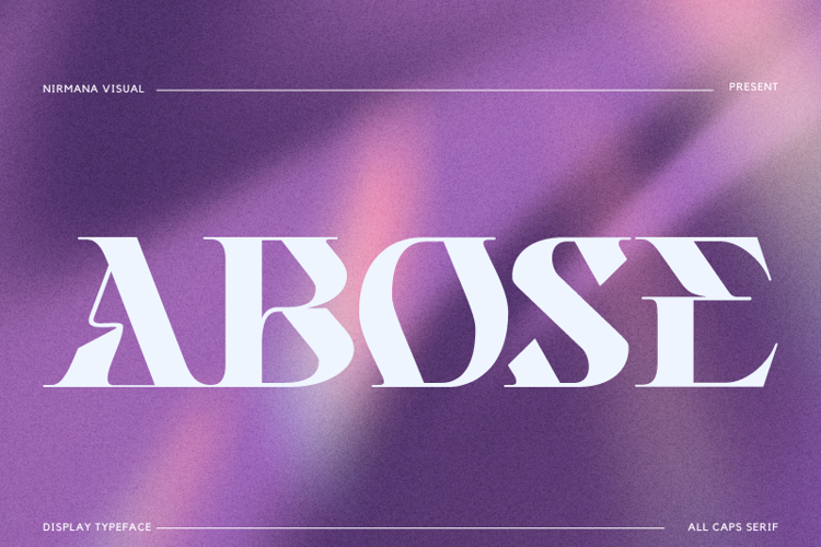 Abose - Version Font