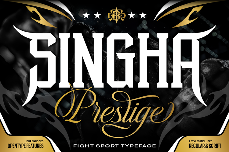 Preview of Singha Prestige Font