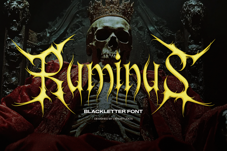 Preview of Ruminus Font