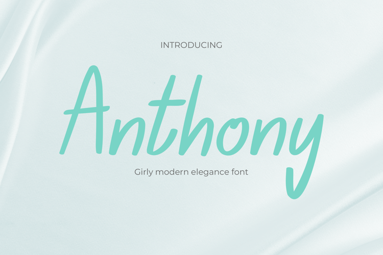 Preview of Anthony Font