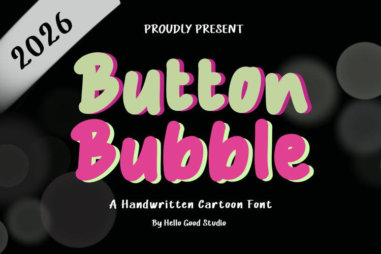 Preview of Button Bubble Font