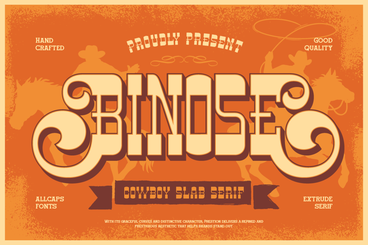Preview of Binose Font