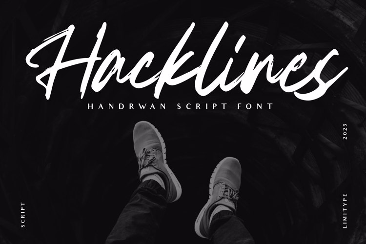 Hacklines Font