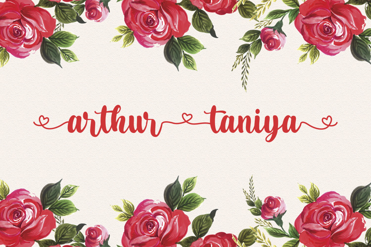 Arthur Taniya Font