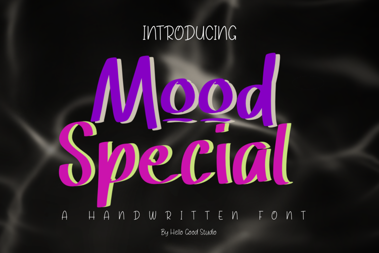Preview of Mood Special Font
