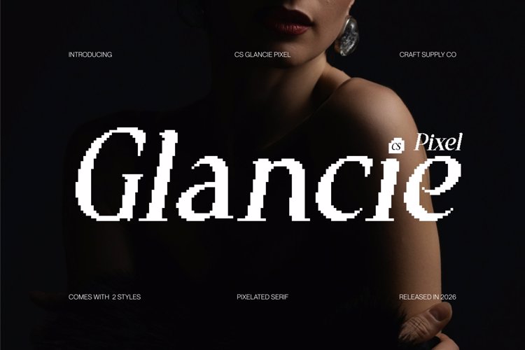 Preview of CS Glancie Pixel Font