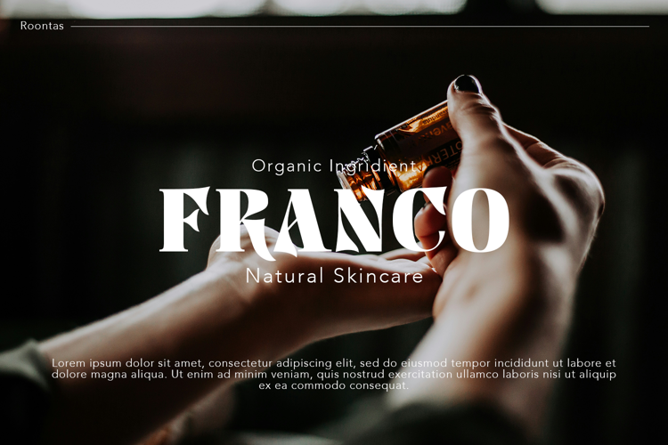 Preview of Roontas Font