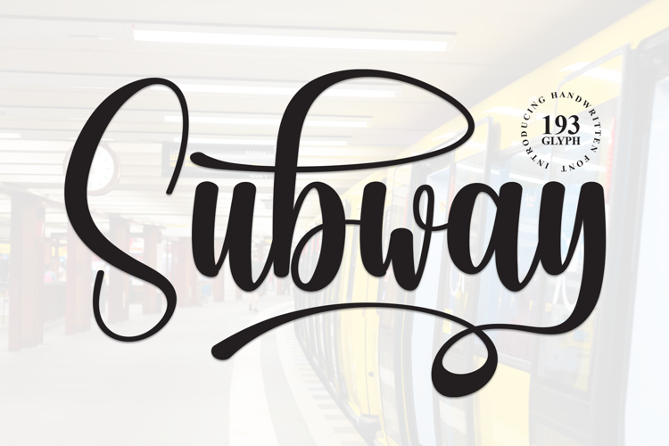 Preview of Subway Font