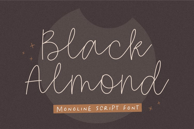 Black Almond Font