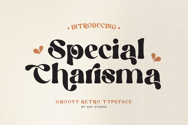 Preview of Special Charisma Font