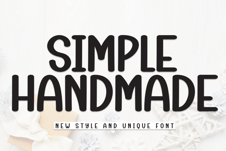 Preview of Simple Handmade Font