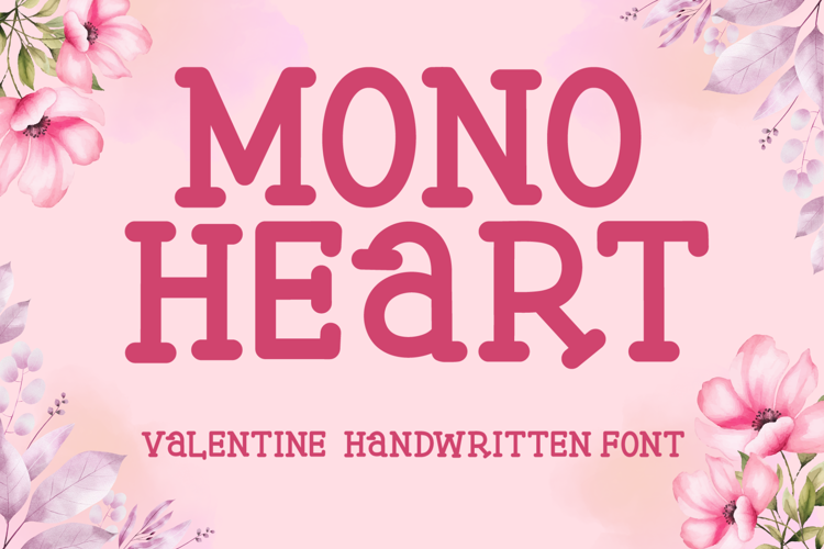 Preview of Monoheart Font
