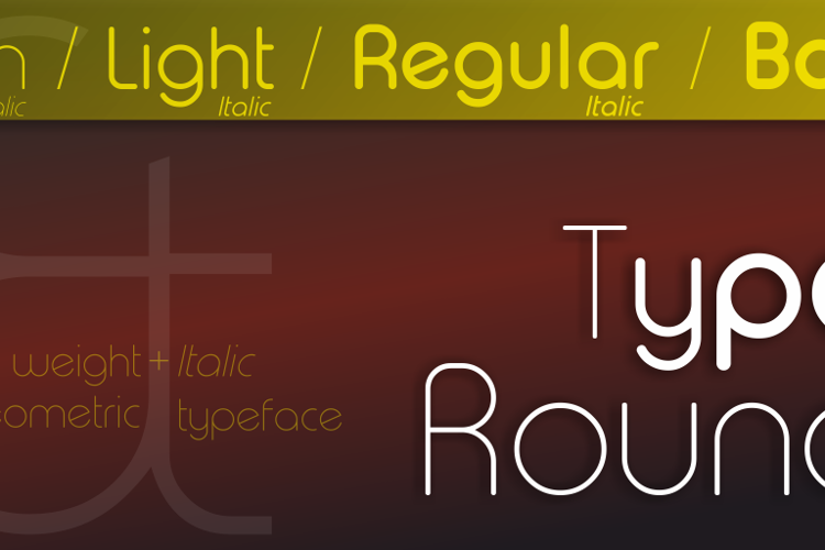 Typo Round Font