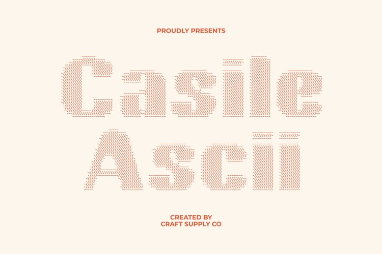 Casile Ascii Font - Free Download