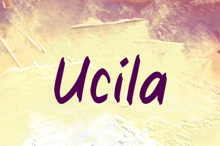 Preview of u Ucila Font