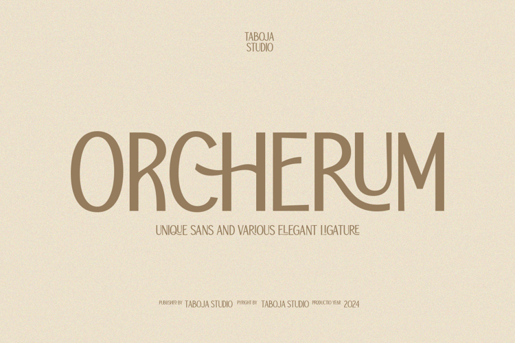Preview of TBJ Orcherum Mini Font