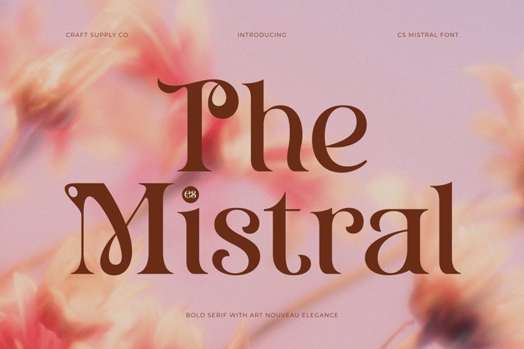 Preview of CS Mistral Font