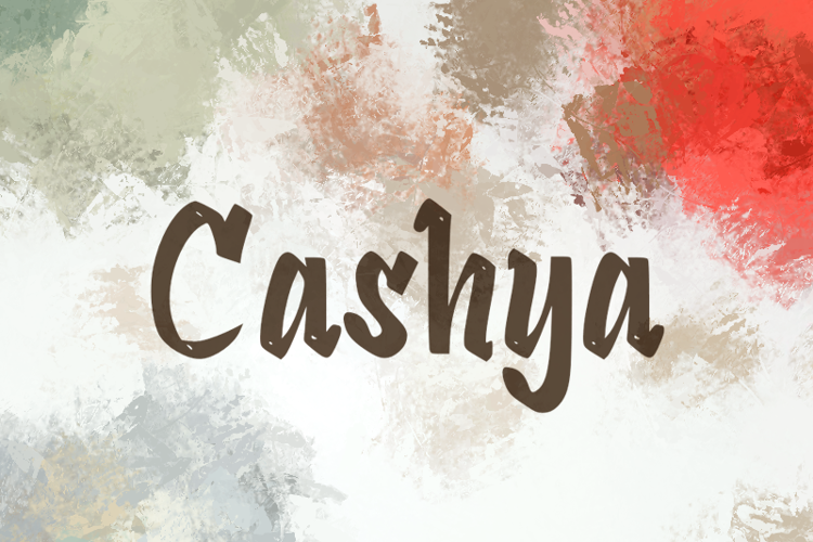 c Cashya Font