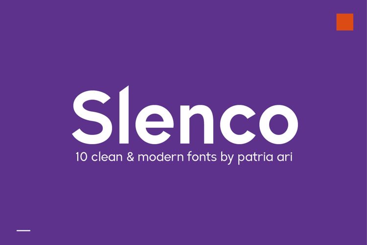 Slenco Black Font