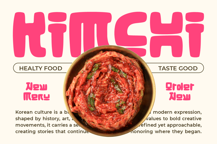 Preview of Hangul Street Font