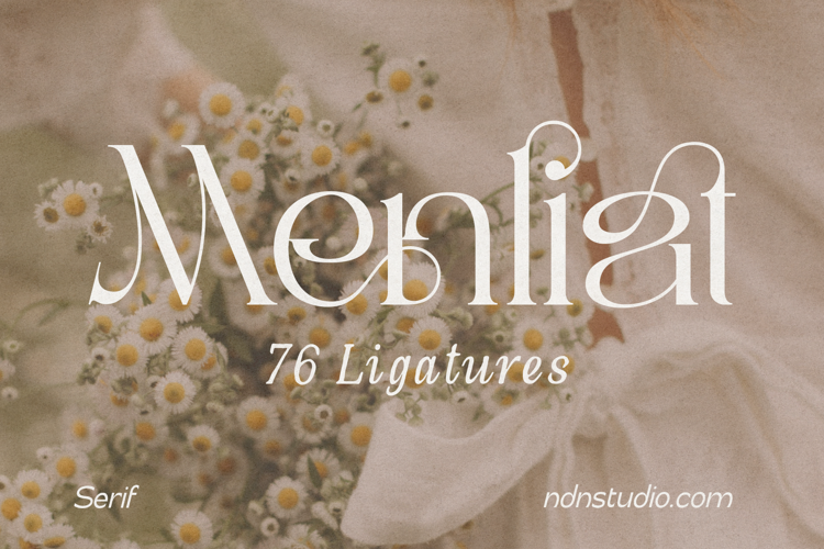 Preview of Menliat Font