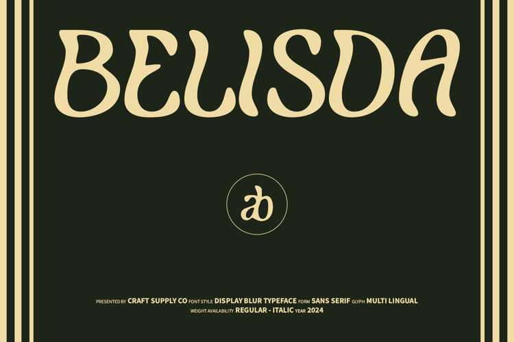 Belisda Blur Font