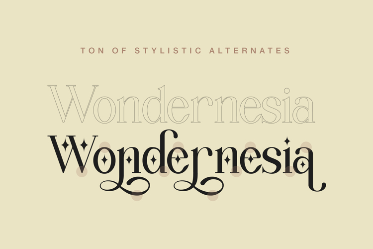 Wondernesia Font