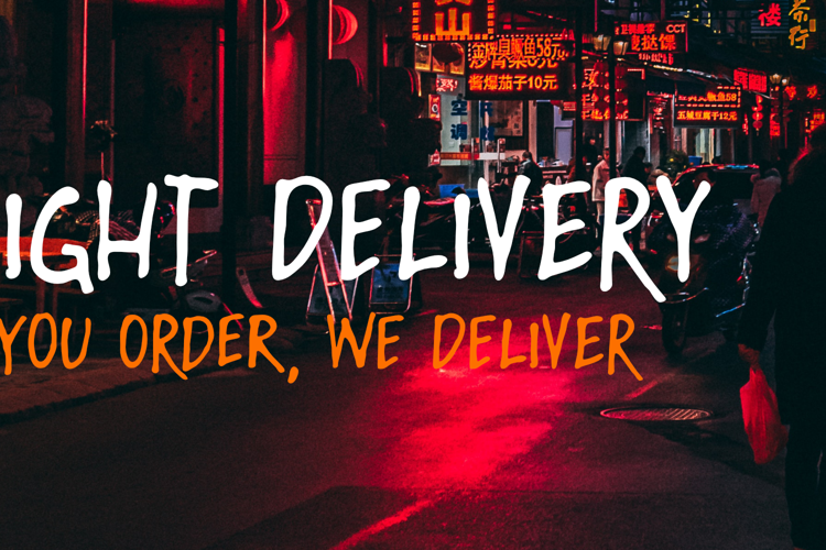 Night Delivery Font