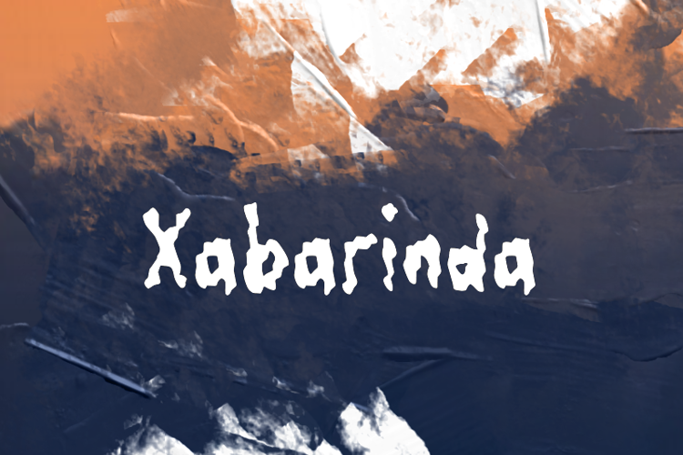 Preview of x  Xabarinda Font