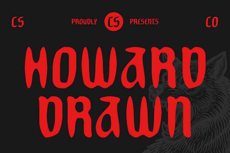 Preview of CS Howard Drawn Font