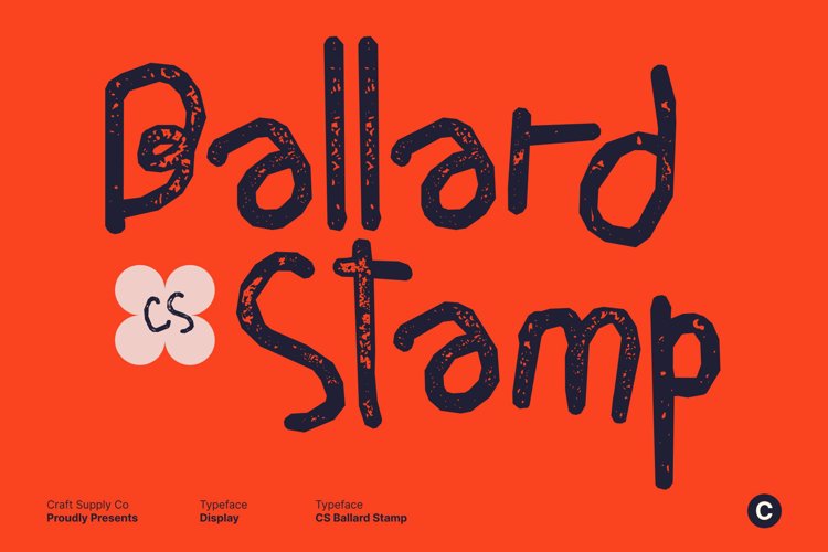 Preview of CS Ballard Stamp Font