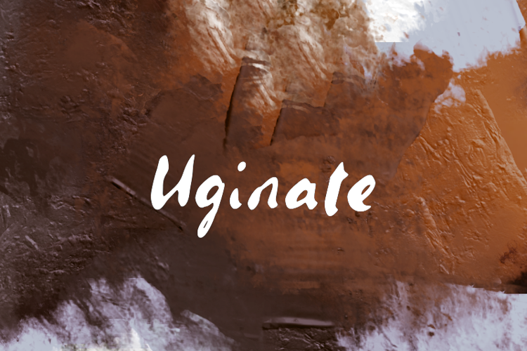 Preview of u Uginate Font