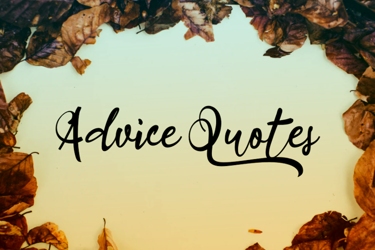 a Advice Quotes Font